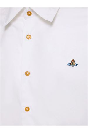 Camicia in popeline di cotone bianco VIVIENNE WESTWOOD | 2401000JW009QA401